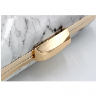 Marble Texture Stripe Chain Dinner Clip Bag New Bling Bag Women Shoulder Bag (LZ0118) 7