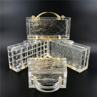 Dinner Bag Transparent Acrylic Women's Bag Crystal Handbag Acrylic Evening Clutch Bag (LZ1029) 25