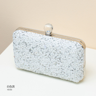 Shell Studded Purse Satchel Designer Clutches For Women (XP140591) 6