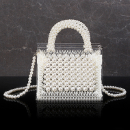 Pearl Transparent Acrylic Handbag Shoulder Luxury Ladies Bag (DG140566) 1