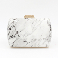 Marble Texture Stripe Chain Dinner Clip Bag New Bling Bag Women Shoulder Bag (LZ0118) 1