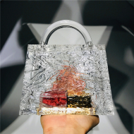 Dinner Bag Transparent Acrylic Women's Bag Crystal Handbag Acrylic Evening Clutch Bag (LZ1029) 4