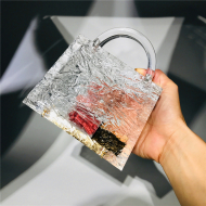 Dinner Bag Transparent Acrylic Women's Bag Crystal Handbag Acrylic Evening Clutch Bag (LZ1029) 2