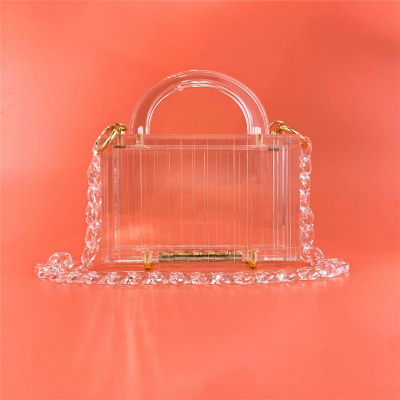 Luxury Acrylic Shoulder Bag Women's Transparent Acrylic Prom Bag