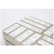Women Designer Acrylic Shoulder Bag White Mini Purse (LZ0018white) 13