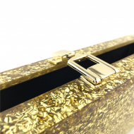Acrylic Clutch Bag Solid Color Cute Small Purses (LZ1041) 7