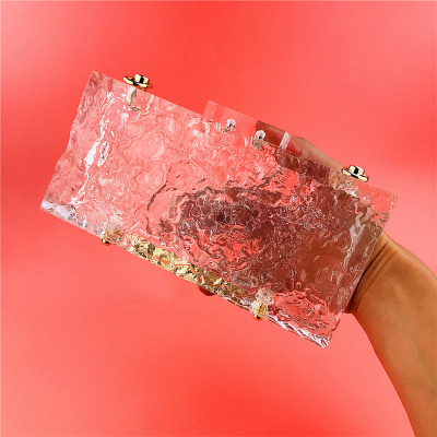 Cute Handbags Transparent Acrylic Women's Bag Crystal Handbag