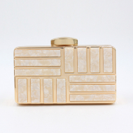 Women Designer Acrylic Shoulder Bag White Mini Purse (LZ0018white) 2