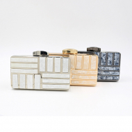 Women Designer Acrylic Shoulder Bag White Mini Purse (LZ0018white) 3