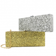 Acrylic Clutch Bag Solid Color Cute Small Purses (LZ1041) 2