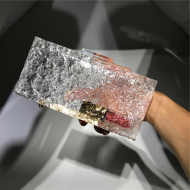 Unique Purses Transparent Acrylic Evening Bag Women's Bag Crystal Handbag (LZ1015) 5