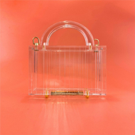 Luxury Acrylic Shoulder Bag Women's Transparent Acrylic Prom Bag (LZ1035) 2