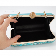 Shell Studded Purse Satchel Designer Clutches For Women (XP140591) 12