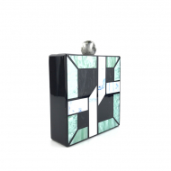 Acrylic Dinner Bag Square Ink And Wash Acrylic Lady's Hand Held Evening Bag (WD140202) 3