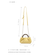 Yellow Handbag 2023 New Fashion Trend Trendy Bag For Women (KK1009yellow) 5