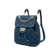Classic Small Denim Backpack for Women Mini Drawstring Bags Fancy Female Daypack Casual Lightweight Jeans Backpacks Travel Backpack for Girls (XP140613light blue) 4