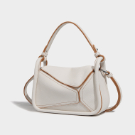 Beige Splicing Geometry Package Tote Bag (KK1014beige) 2