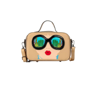 Beige Fashion Ladies pattern Women Leather Shoulder Bag Cute Shopping Bag For Women (XP140629lbeige) 1