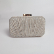 Evening Bag Pleated Handbag With Cover Wholesale Bridal Clutch Bags For Weddings Dress Handbag (FY140358) 2