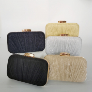 Evening Bag Pleated Handbag With Cover Wholesale Bridal Clutch Bags For Weddings Dress Handbag (FY140358) 1