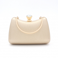 New Leather Evening Purse Hand Bag Women's Bag Simple Portable Bag Banquet Bag (LZ0066) 1