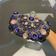 Handmade Pearl Clutch Bag Rhinestone Evening Bag (LZ1033) 10
