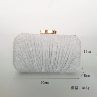 Evening Bag Pleated Handbag With Cover Wholesale Bridal Clutch Bags For Weddings Dress Handbag (FY140358) 11