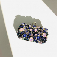 Handmade Pearl Clutch Bag Rhinestone Evening Bag (LZ1033) 6