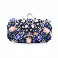 Handmade Pearl Clutch Bag Rhinestone Evening Bag (LZ1033) 1