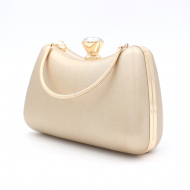 New Leather Evening Purse Hand Bag Women's Bag Simple Portable Bag Banquet Bag (LZ0066) 3