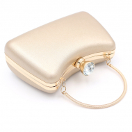 New Leather Evening Purse Hand Bag Women's Bag Simple Portable Bag Banquet Bag (LZ0066) 4